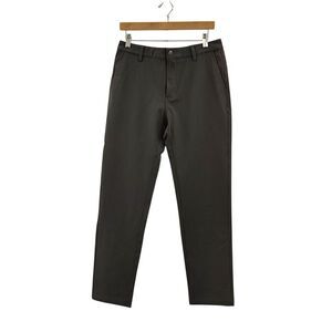 Quince Men Comfort Stretch Traveler 5-Pocket Pants Straight Gray 31
